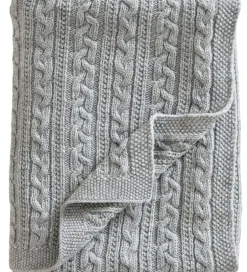 Tæpper|Børneværelset*Jack o Juno Tæppe - 80x100 cm - Uld - Light Grey