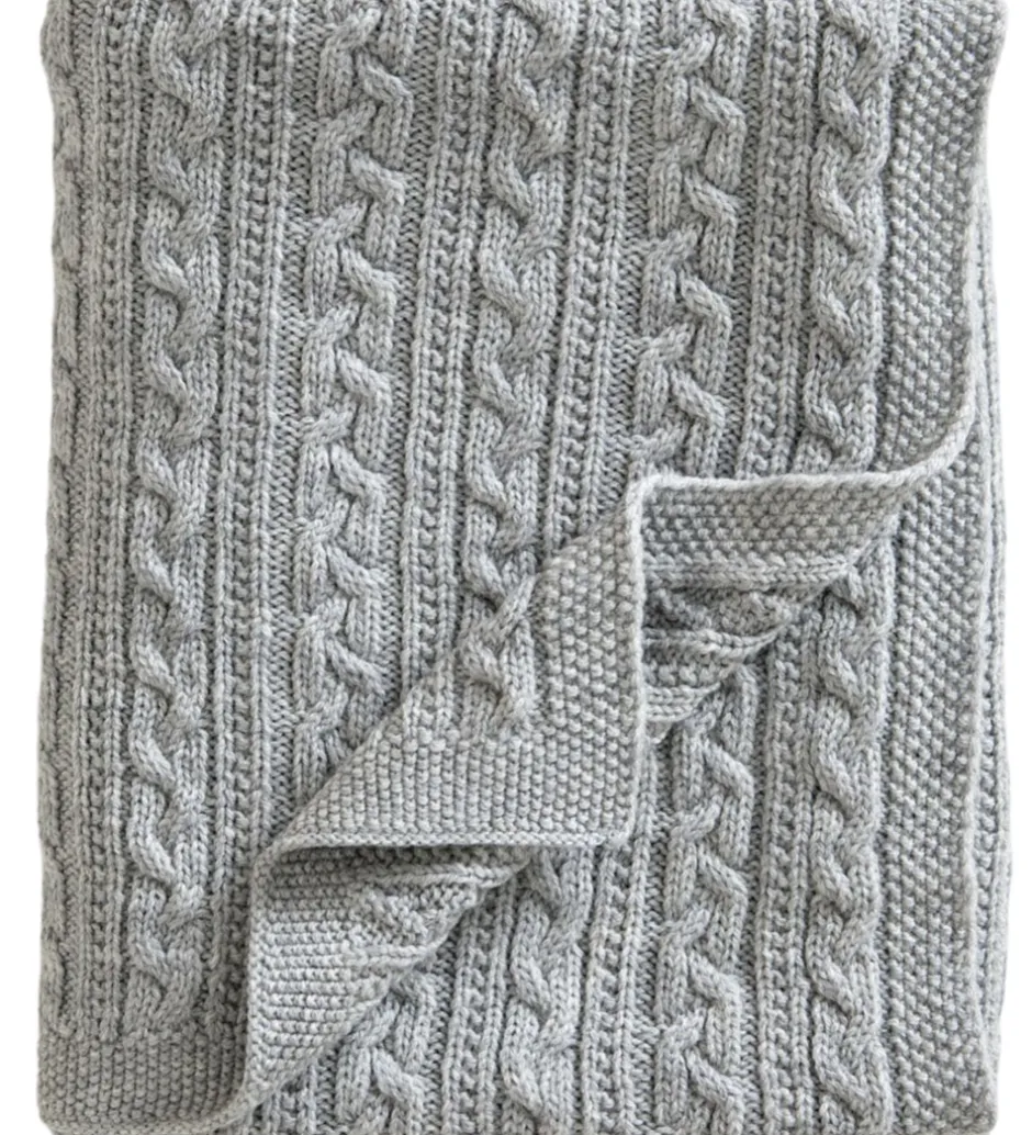 Tæpper|Børneværelset*Jack o Juno Tæppe - 80x100 cm - Uld - Light Grey