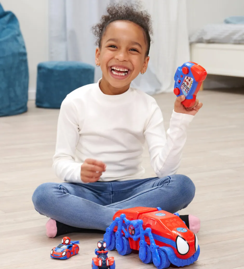 Biler, Tog Og Køretøjer*Jada Fjernstyret Bil - RC Spidey Web-Crawler - 1:50