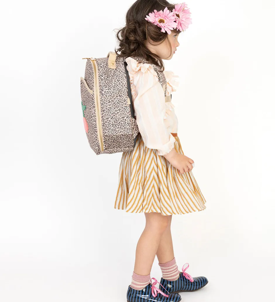 Børnehavetasker*Jeune Premier Børnehavetaske - Ralphie - 10L - Leopard Cherry