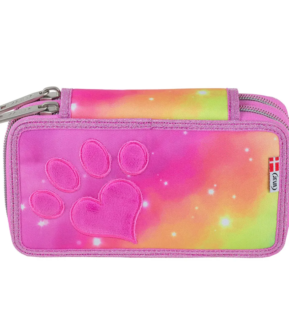 Penalhuse*Jeva Penalhus m. Indhold - Twozip - Rainbow Paw