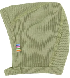 Babyhjelme*Joha Babyhjelm - Rib - Uld/Silke - Grøn