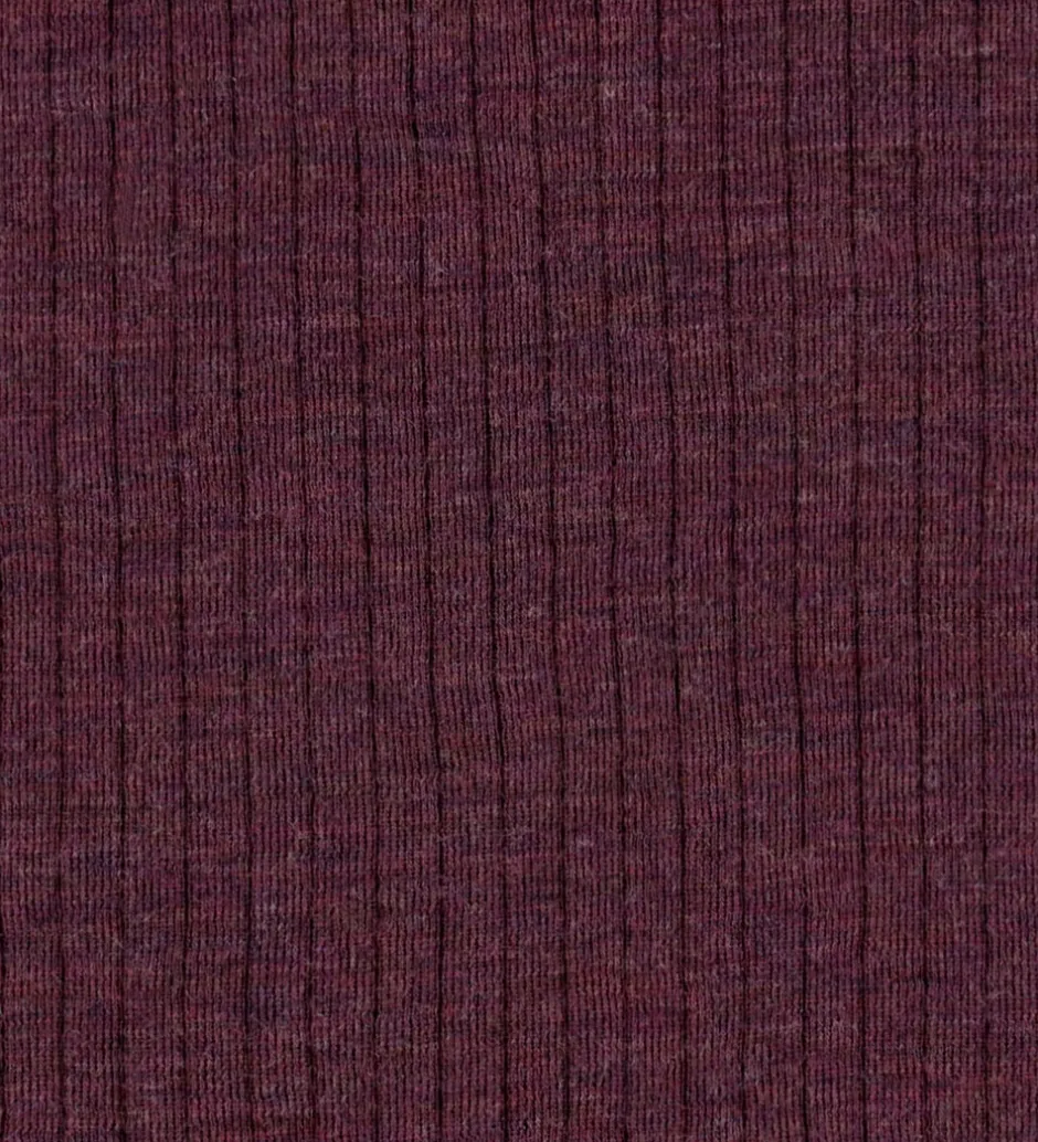 Babyhjelme|Uld*Joha Babyhjelm - Uld - Rib - 2-lags - Blomme