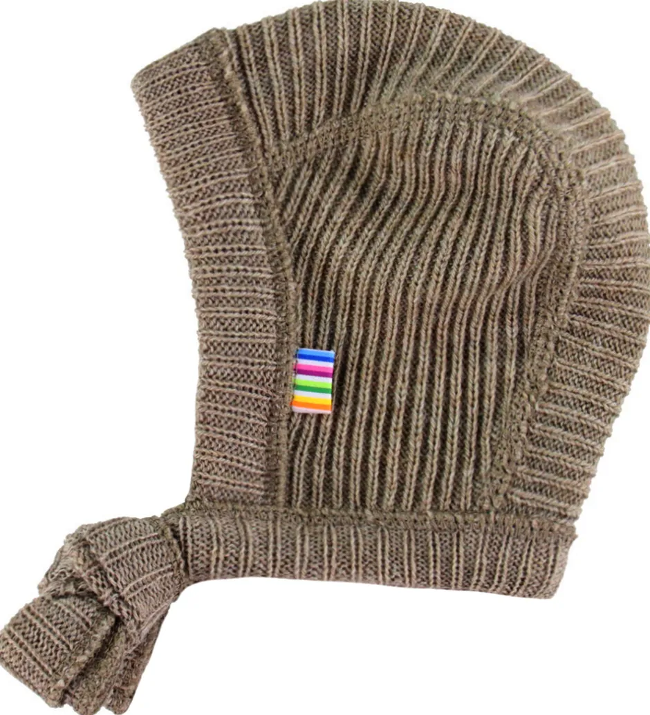 Huer Og Hatte|Unisex-Tøj*Joha Babyhjelm - Uld - Strik - Beige Meleret