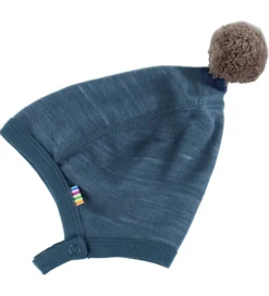 Babyhjelme*Joha Babyhjelm - Uld/Bambus - Dark Denim