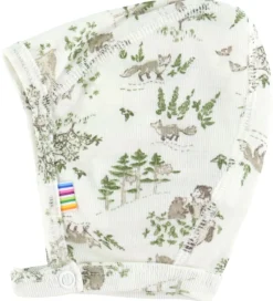 Babyhjelme*Joha Babyhjelm - Uld/Silke - Off White m. Træer