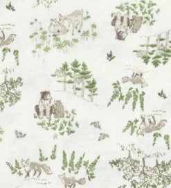 Babyhjelme*Joha Babyhjelm - Uld/Silke - Off White m. Træer