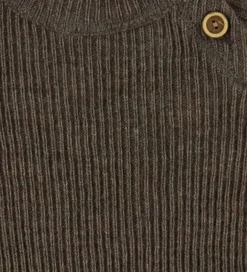 Bluser|Unisex-Tøj*Joha Bluse - Strik - Uld - Brun Meleret