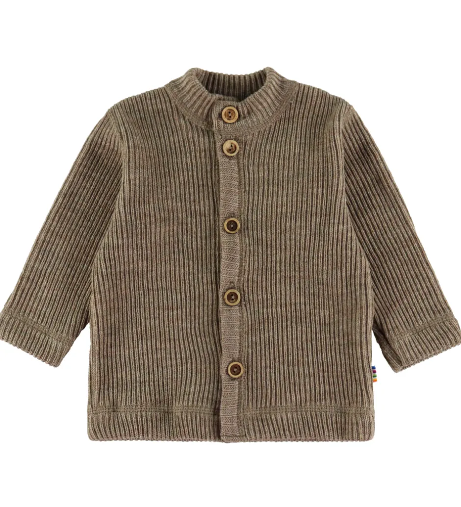 Børn Joha Cardigan - Strik - Uld - Beige Meleret
