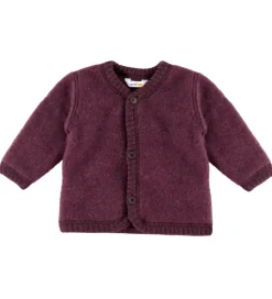Børn Joha Cardigan - Uld - Blomme