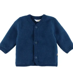 Børn Joha Cardigan - Uld - Mørk Turkis