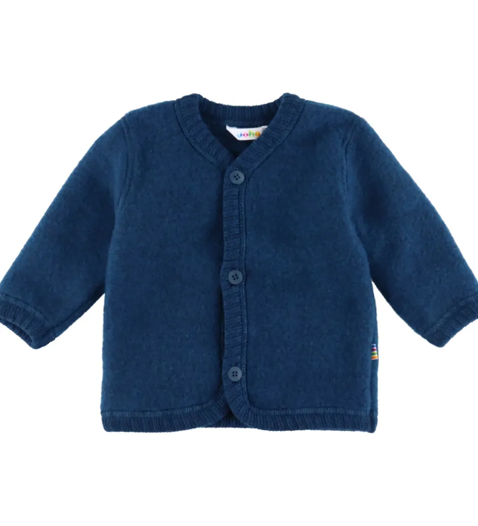Børn Joha Cardigan - Uld - Mørk Turkis