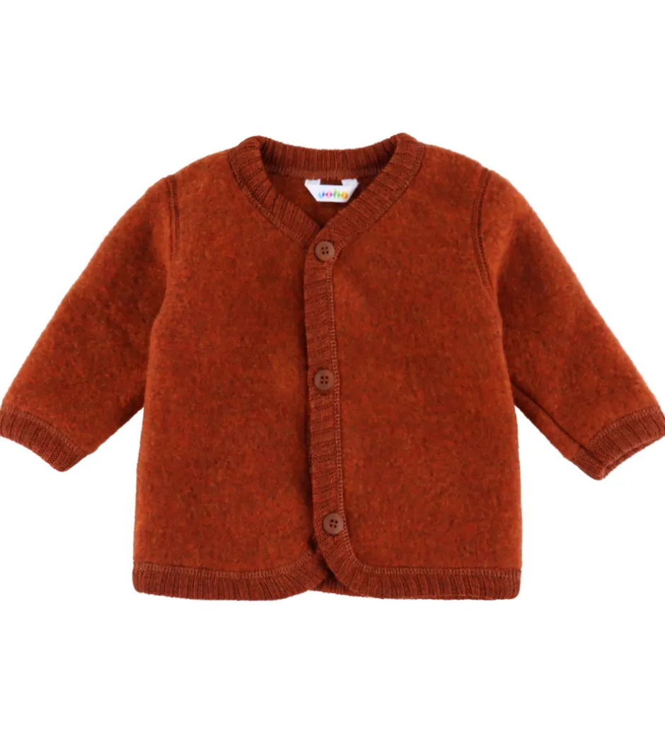 Børn Joha Cardigan - Uld - Rust