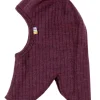 Børn Joha Elefanthue - Uld - Rib - 2-lags - Blomme