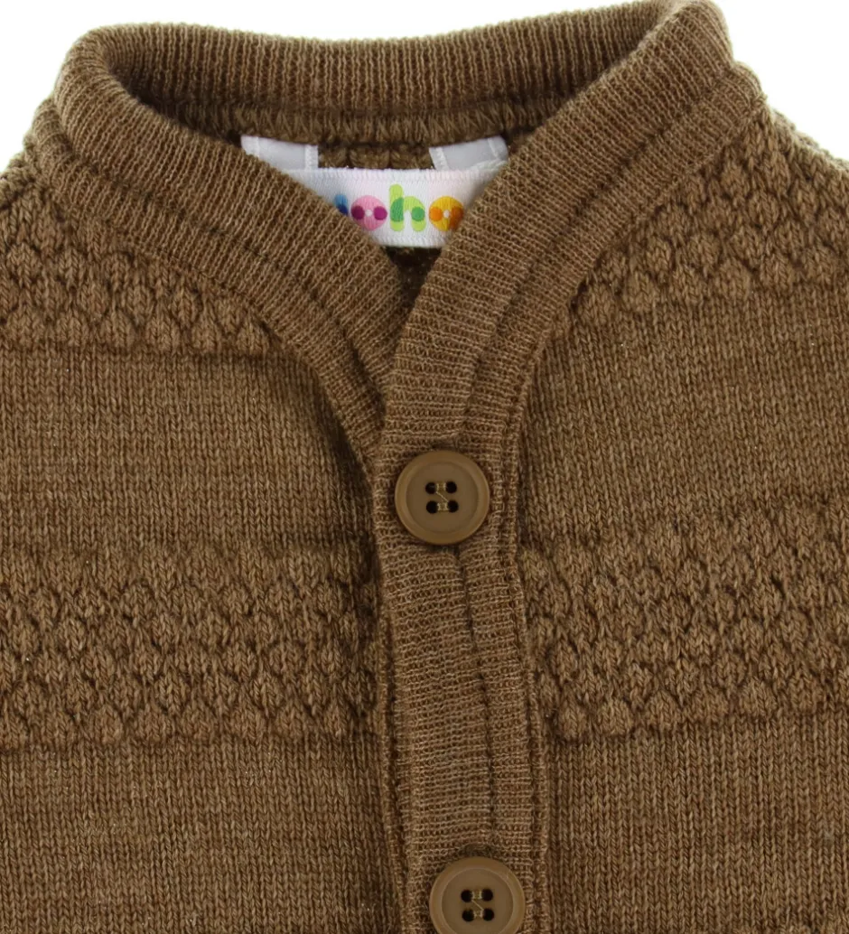 Køredragter|Unisex-Tøj*Joha Køredragt - Strik - Uld - Varm Brun
