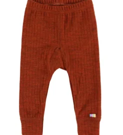 Børn Joha Leggings - Uld - Rib - Rust