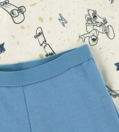 Nattøj|Drengetøj*Joha Nattøj - 2 -delt - Lys Beige