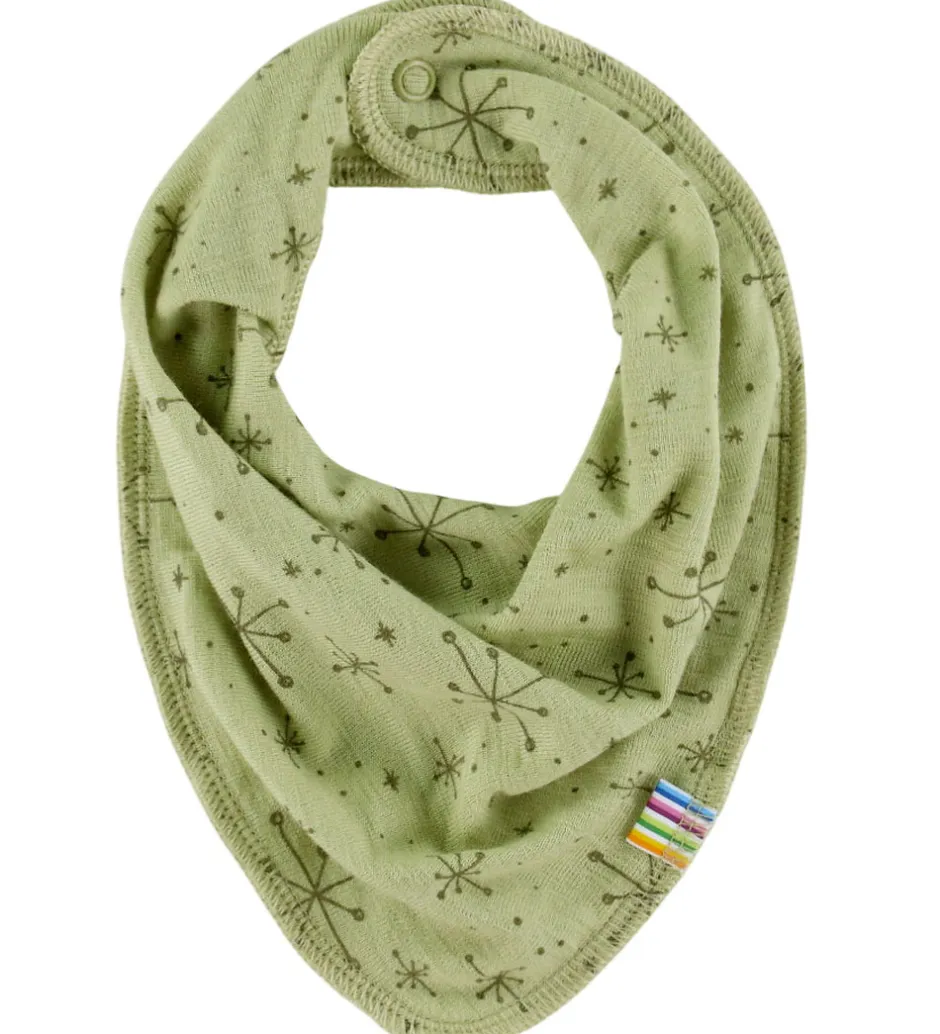 Savlesmække*Joha Savlesmæk - Uld - Lys Olive m. Stjerner
