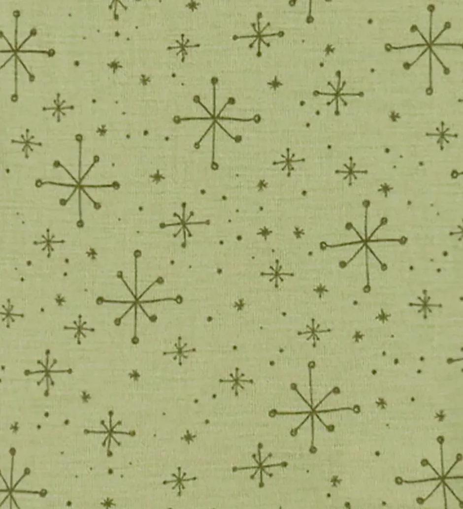Savlesmække*Joha Savlesmæk - Uld - Lys Olive m. Stjerner