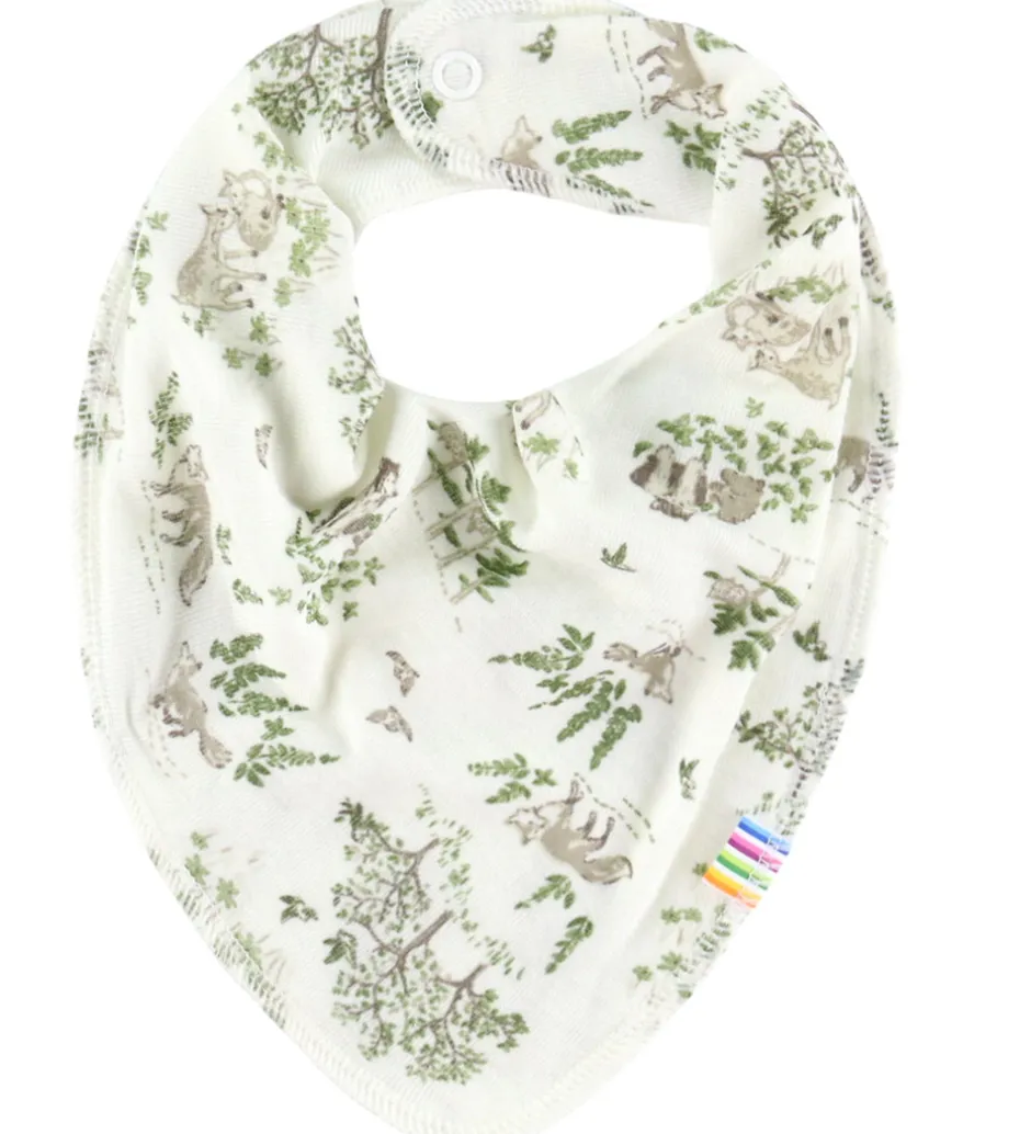 Joha Savlesmæk - Uld/Silke - Off White m. Træer