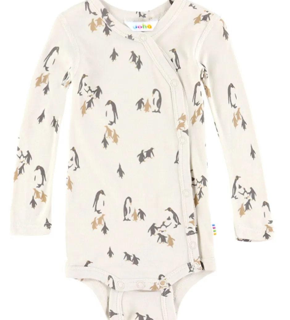 Børn Joha Slå-om Body l/æ - Bambus - Lys Beige