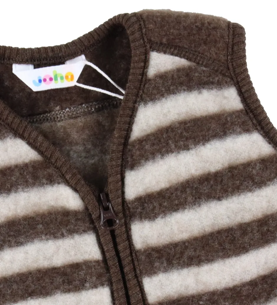 Veste*Joha Vest - Uld - Brun