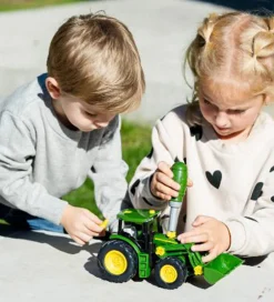 Traktorer*John Deere Traktor m. Frontlæsser
