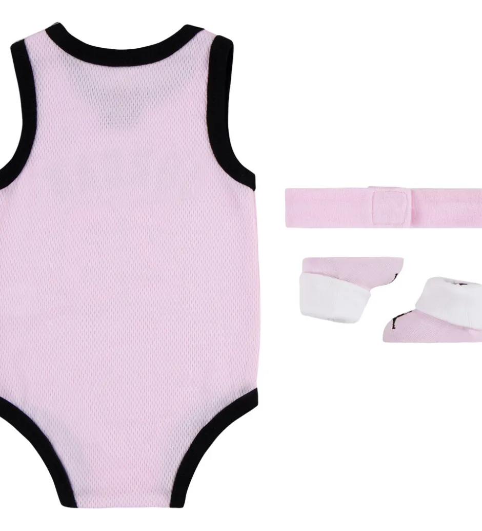 Jordan Gaveæske - Futter/Hårbånd/Body u/æ - Pink Foam/Hvid