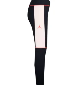 Træningsbukser|Gymnastiktøj*Jordan Leggings - Big Jumpman X Nike - Sort m. Rosa/Neon