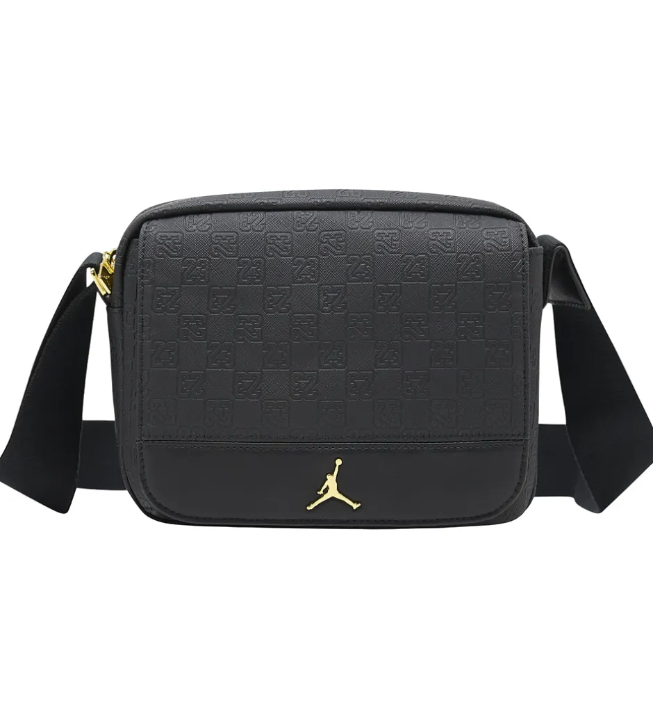 Jordan Skuldertaske - Monogram Mini - Sort/Guld