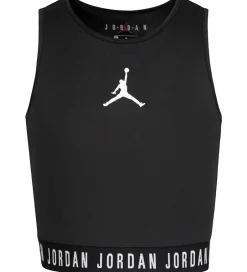 T-Shirts Og Toppe*Jordan Sportstop - Dri-Fit - Sort m. Logo