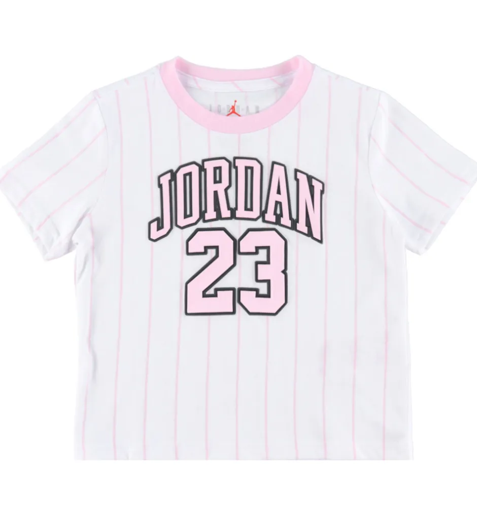 Hættetrøjer*Jordan Sweatsæt - Pink Foam/Hvid