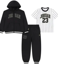 T-Shirts*Jordan Sweatsæt - Sort/Hvid m. Guld