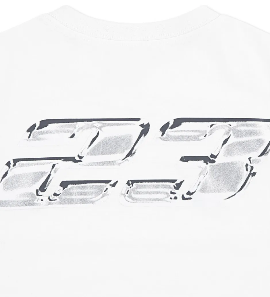 Børn Jordan T-shirt - Hvid m. Sølv