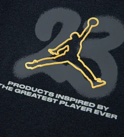 T-Shirts*Jordan T-shirt - Sort m. Guld