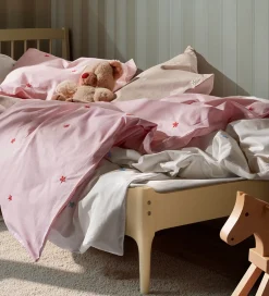 Sengetøj*Juna Sengetøj - Daisy - Junior - Pink/Rød