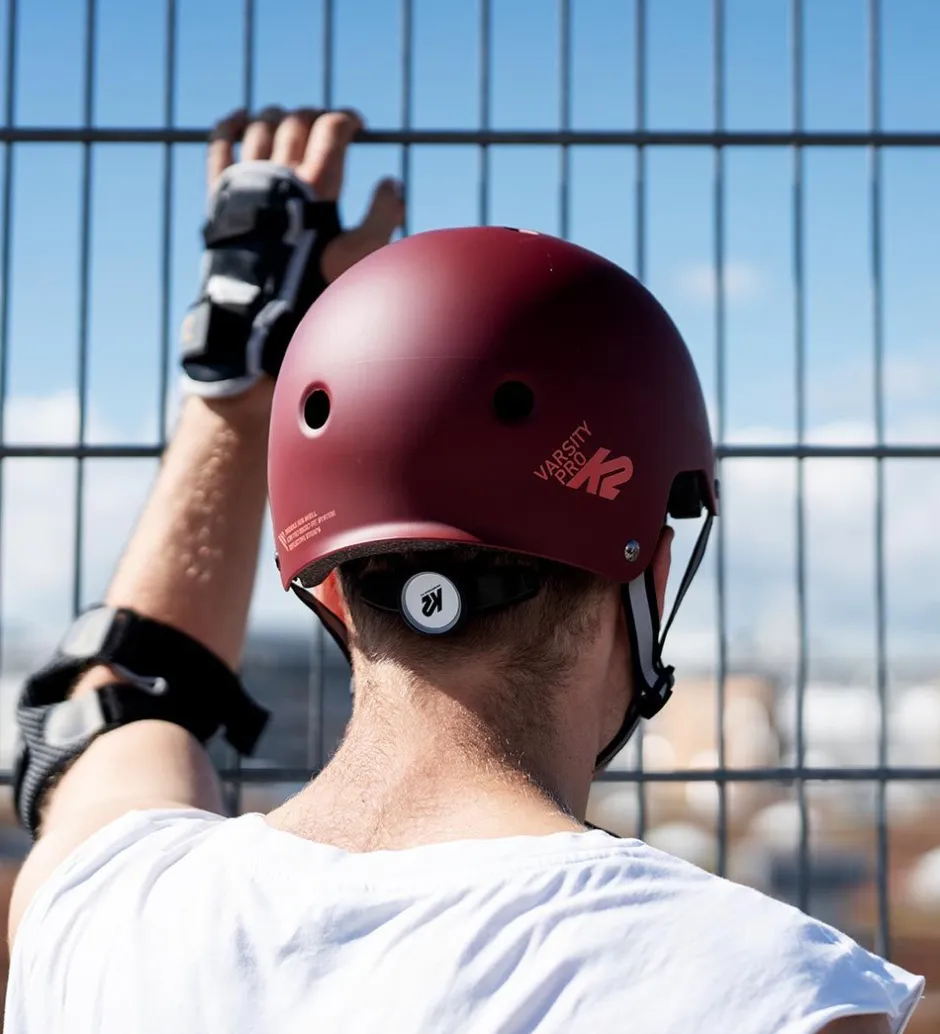 Skaterhjelme|Cykelhjelme*K2 Hjelm - Varsity Pro - Burgandy