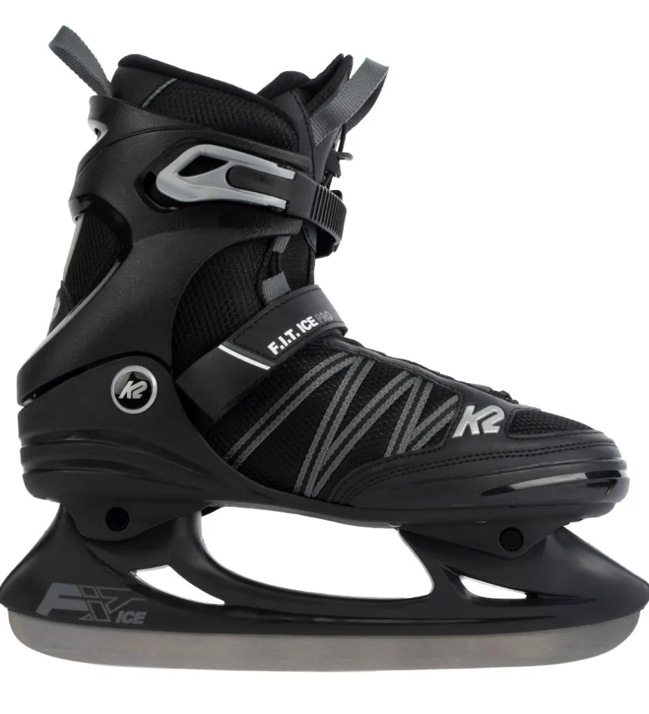 K2 Skøjter - F.I.T Ice Pro - Sort/Grå
