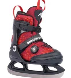 K2 Skøjter - Rink Raven Ice Boa - Sort/Rød