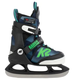 Skøjter*K2 Skøjter m. Lys - Raider Beam Ice - Blå