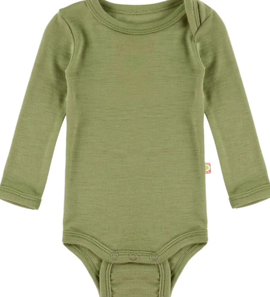 Bodyer|Unisex-Tøj*Katvig Body l/æ - Uld - Lysegrøn