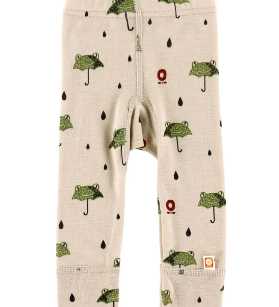 Leggings|Unisex-Tøj*Katvig Leggings - Uld - Grøn