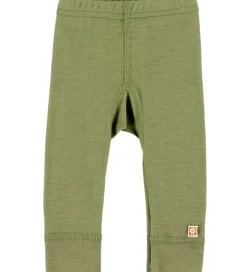 Børn Katvig Leggings - Uld - Lysegrøn