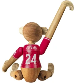Kay Bojesen Træfigur - Abe - DBU Kvinde 2024 - Mini - Teak/Limba