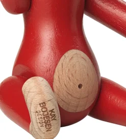 Pyntefigurer*Kay Bojesen Træfigur - Abe - 9,5 cm - Vintage - Mini - Rød