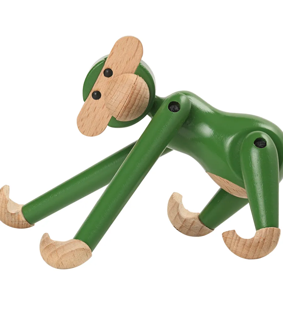 Pyntefigurer*Kay Bojesen Træfigur - Abe - Vintage - Mini - Grøn