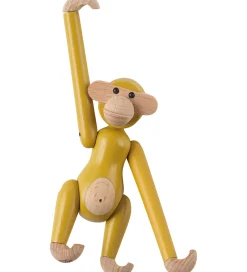 Pyntefigurer*Kay Bojesen Træfigur - Abe - Vintage - Mini - Gul