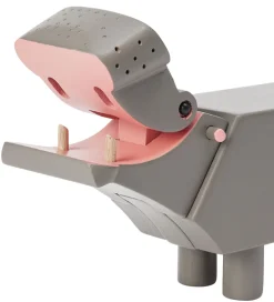 Pyntefigurer*Kay Bojesen Træfigur - Flodhest - Liliput - 6 cm - Grå
