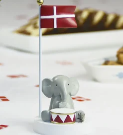 Pyntefigurer*Kids by Friis Bordflag - Elefant m. Tromme