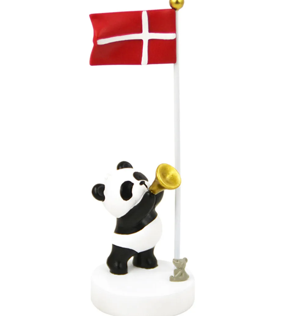 Pyntefigurer*Kids by Friis Bordflag - Panda m. Trompet